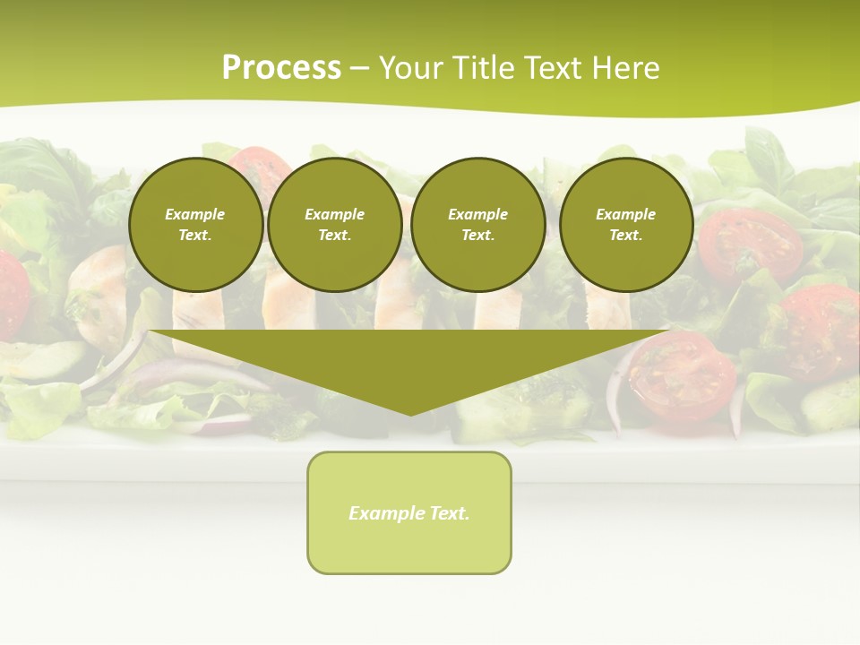 White White Meat Cucumber PowerPoint Template