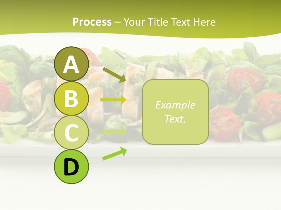 White White Meat Cucumber PowerPoint Template