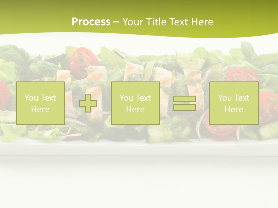 White White Meat Cucumber PowerPoint Template