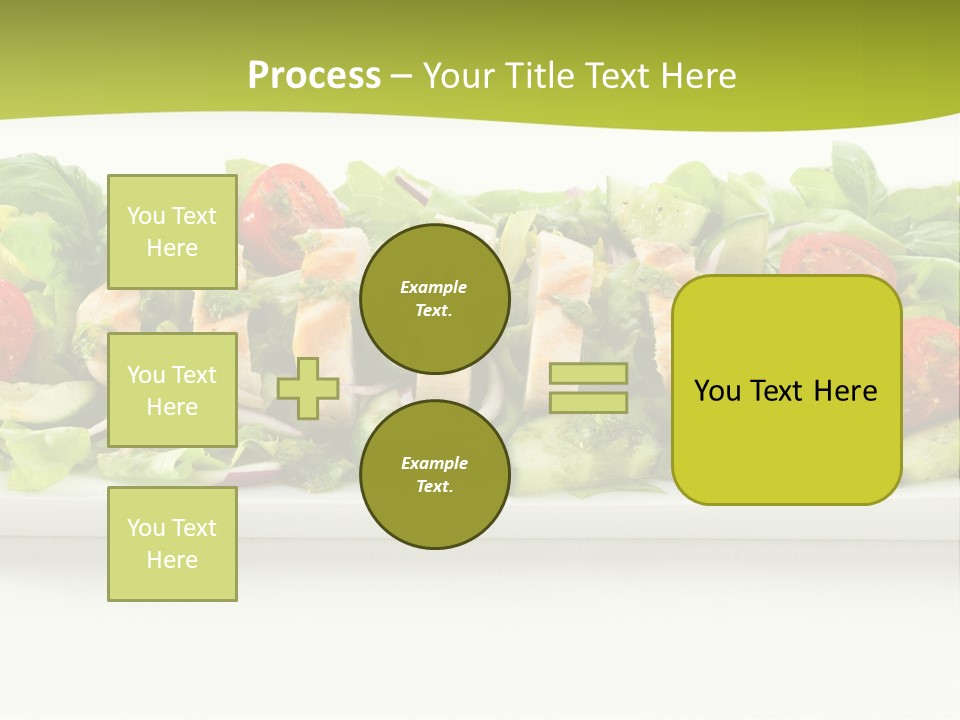 White White Meat Cucumber PowerPoint Template