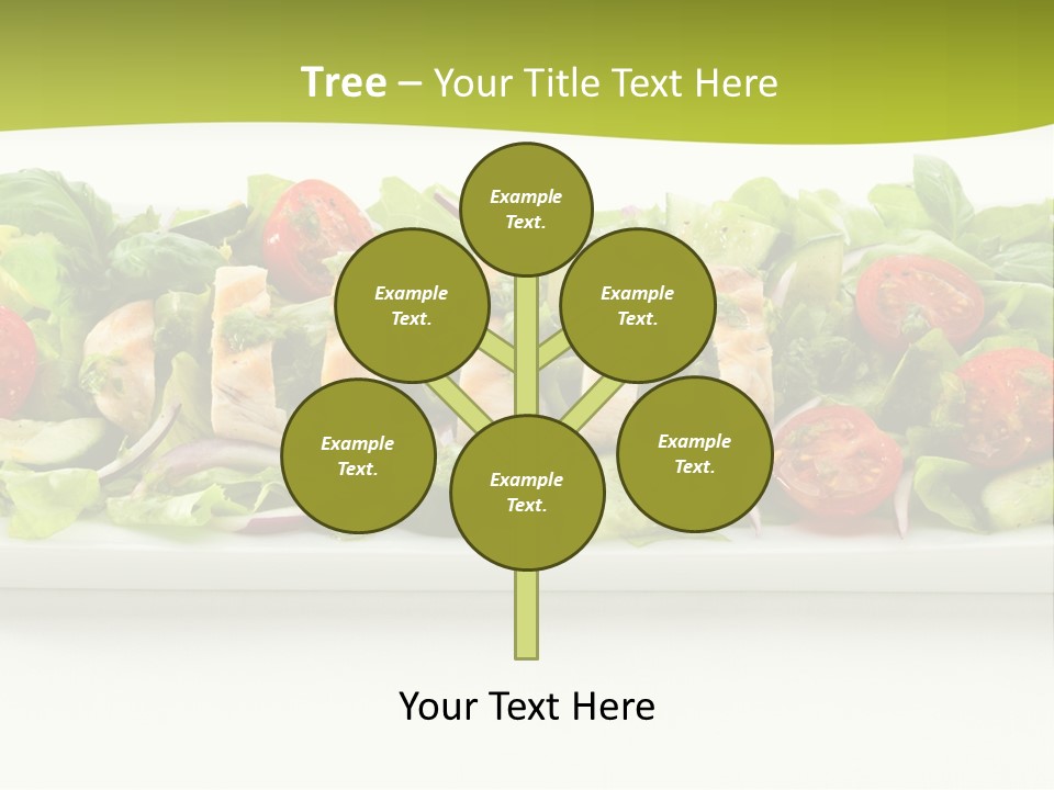 White White Meat Cucumber PowerPoint Template