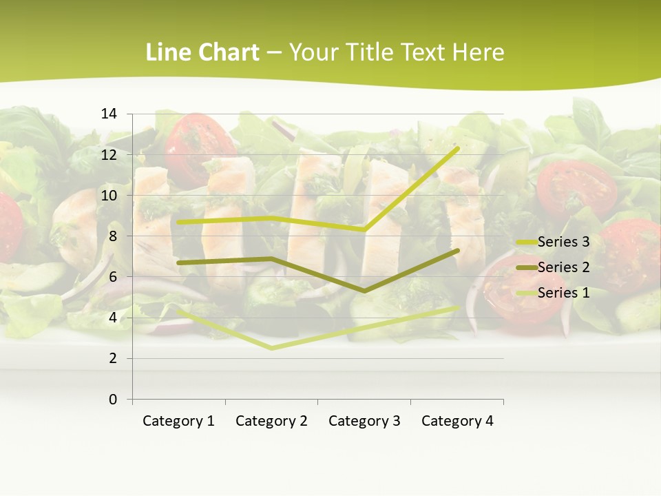 White White Meat Cucumber PowerPoint Template
