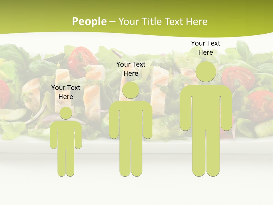White White Meat Cucumber PowerPoint Template