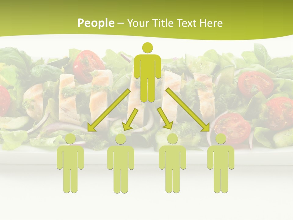White White Meat Cucumber PowerPoint Template