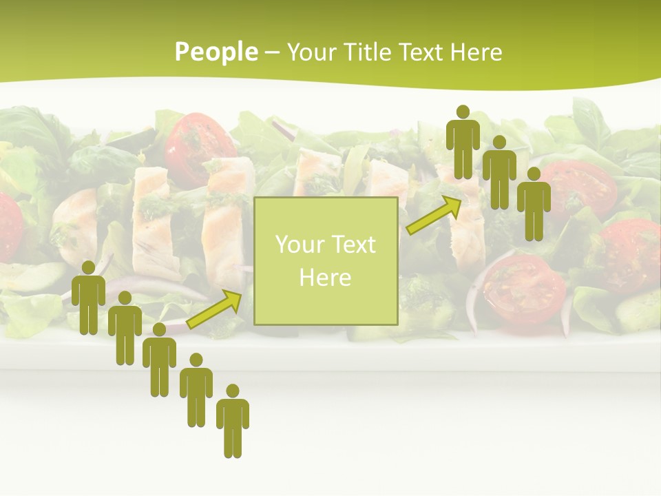 White White Meat Cucumber PowerPoint Template
