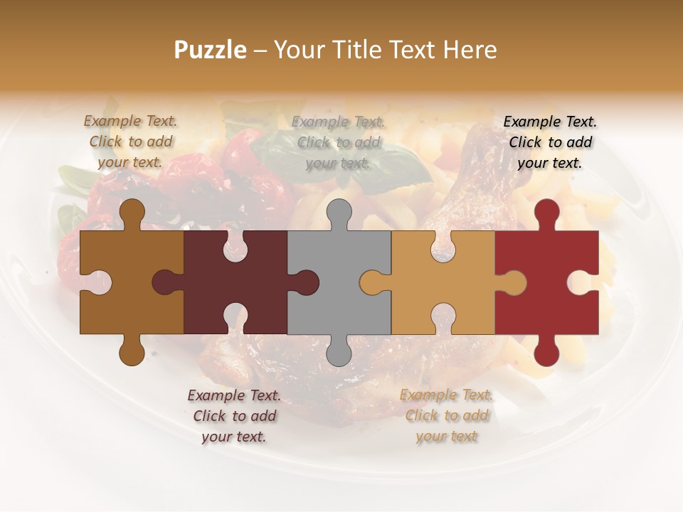 Drumstick Calorie Roast PowerPoint Template