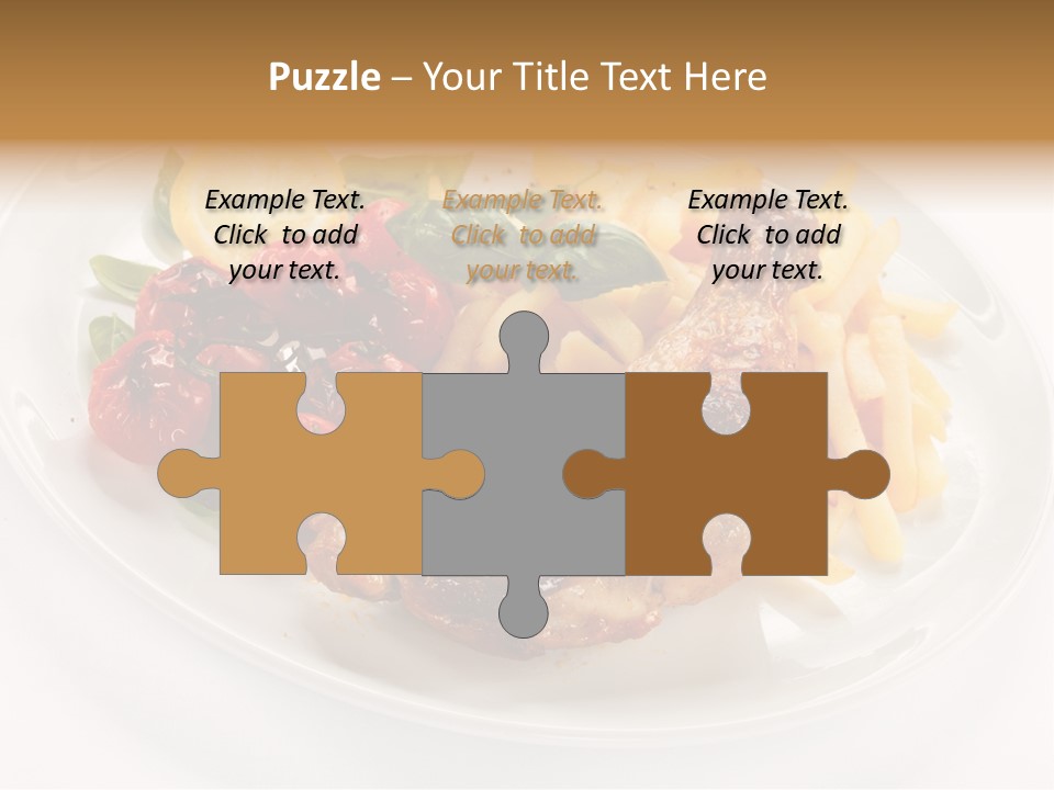 Drumstick Calorie Roast PowerPoint Template