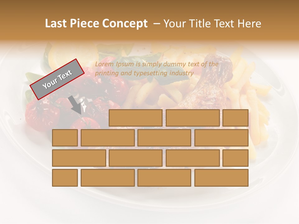 Drumstick Calorie Roast PowerPoint Template