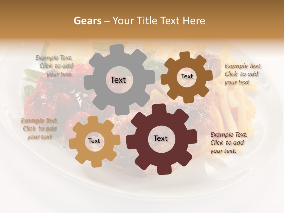 Drumstick Calorie Roast PowerPoint Template