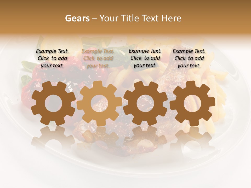 Drumstick Calorie Roast PowerPoint Template