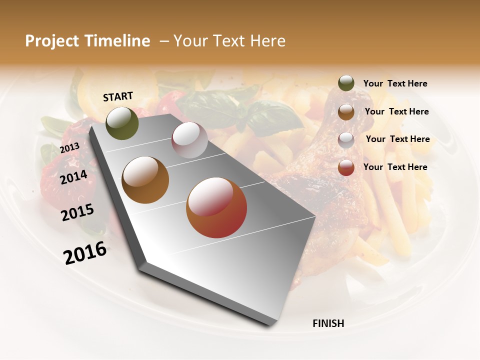 Drumstick Calorie Roast PowerPoint Template