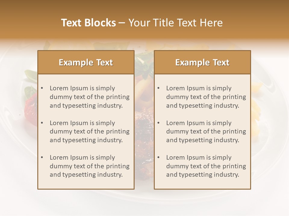 Drumstick Calorie Roast PowerPoint Template