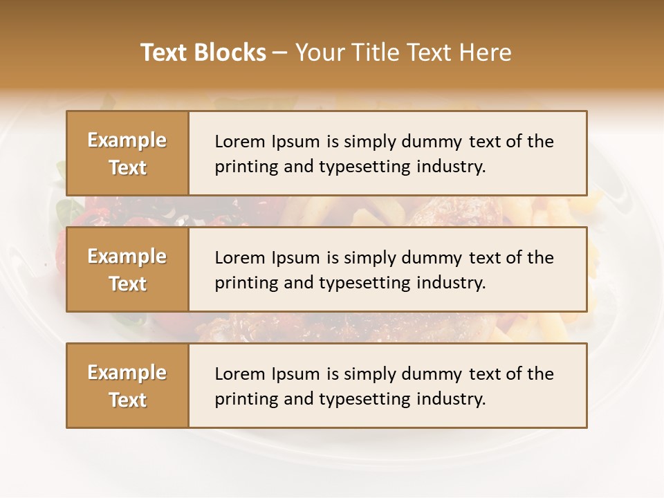 Drumstick Calorie Roast PowerPoint Template