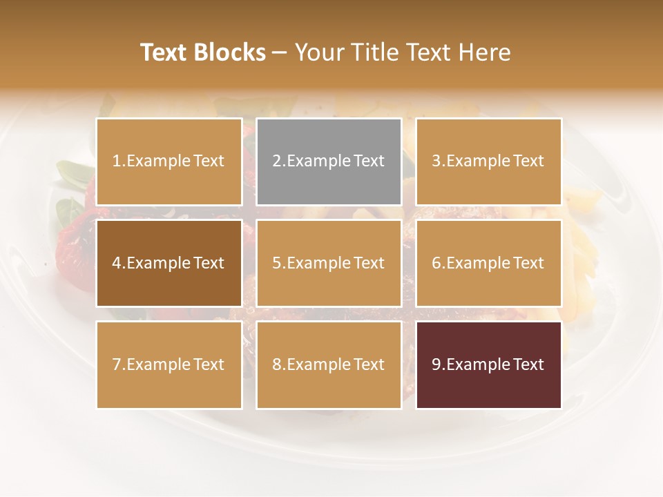 Drumstick Calorie Roast PowerPoint Template