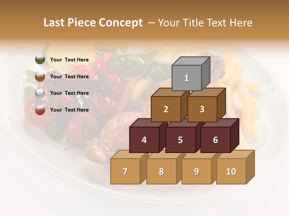 Drumstick Calorie Roast PowerPoint Template