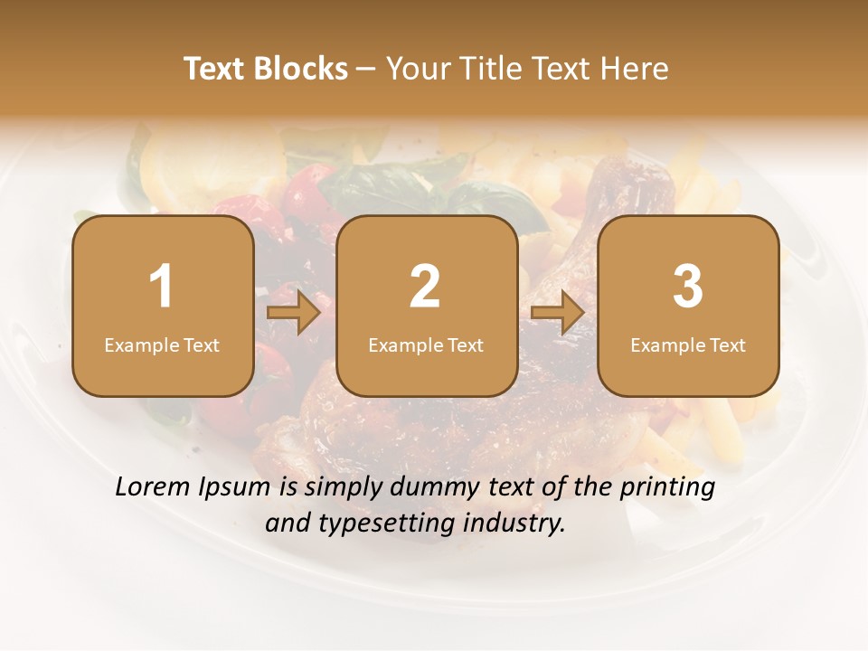 Drumstick Calorie Roast PowerPoint Template
