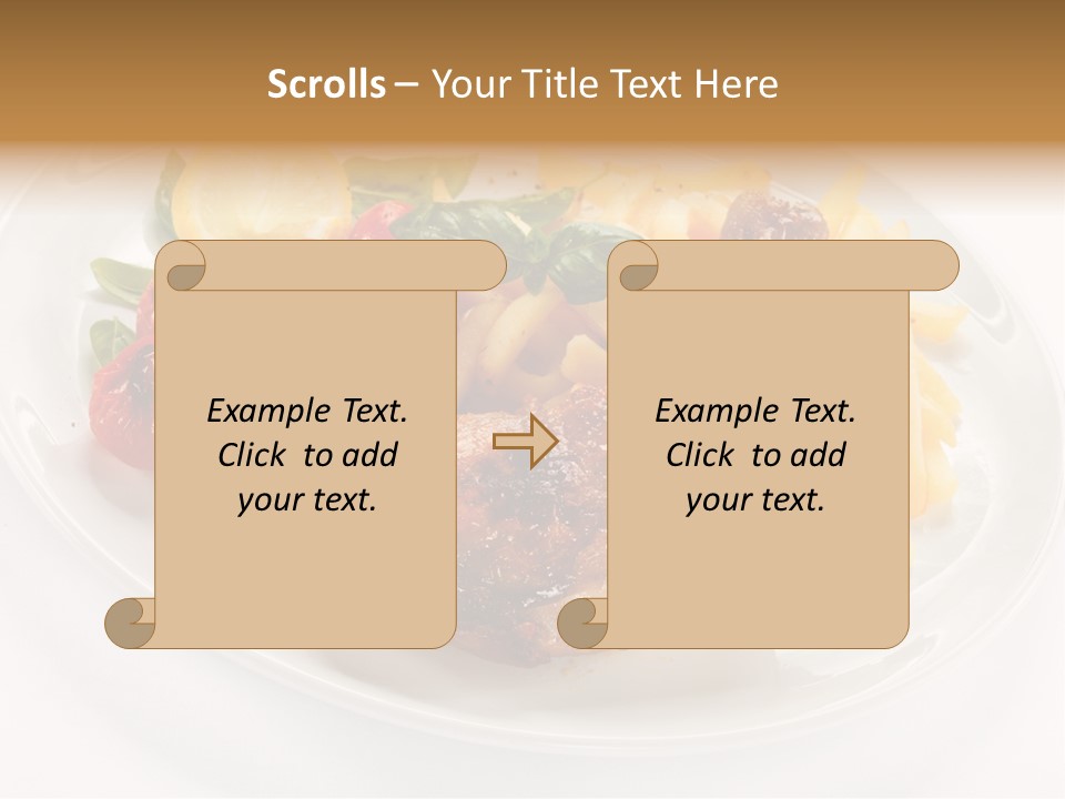 Drumstick Calorie Roast PowerPoint Template