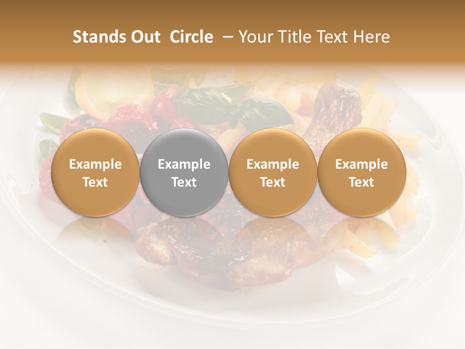 Drumstick Calorie Roast PowerPoint Template
