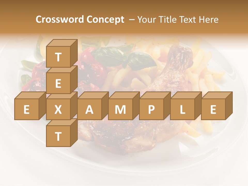 Drumstick Calorie Roast PowerPoint Template