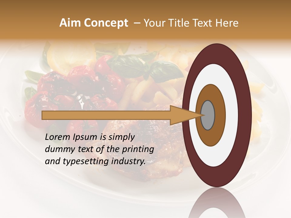 Drumstick Calorie Roast PowerPoint Template