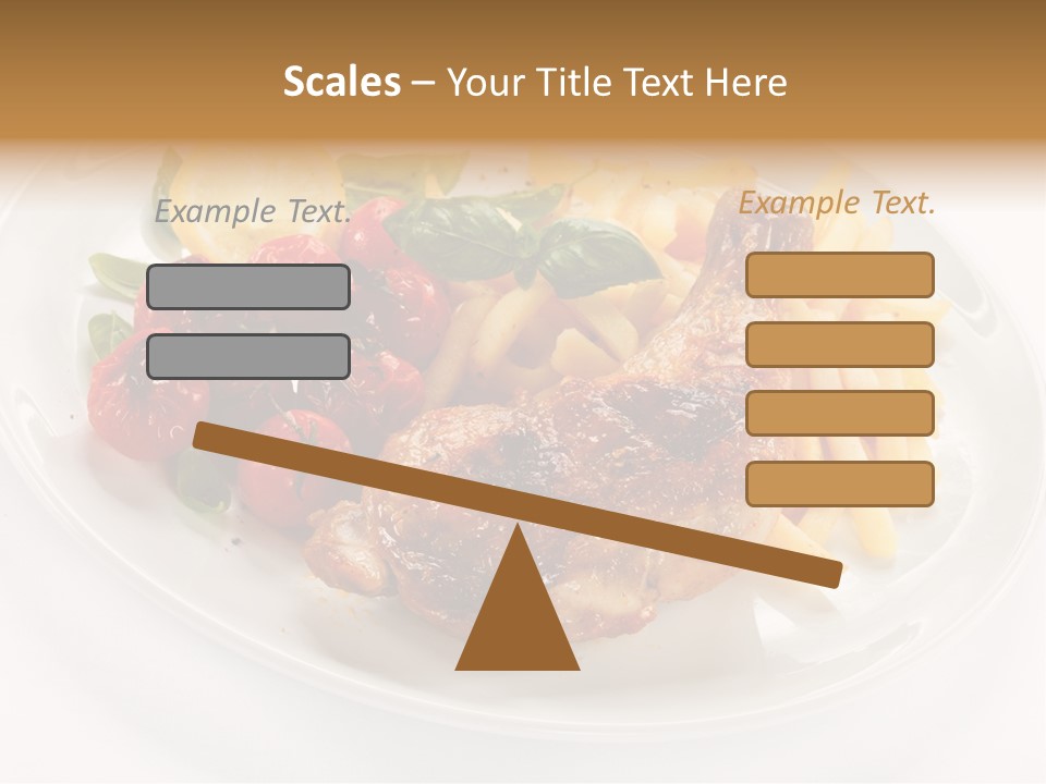 Drumstick Calorie Roast PowerPoint Template