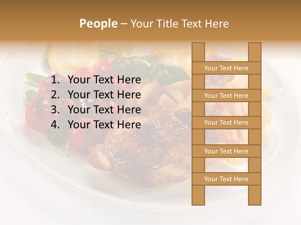 Drumstick Calorie Roast PowerPoint Template