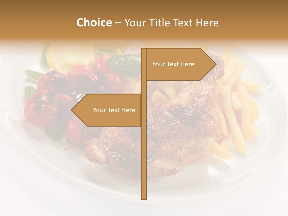 Drumstick Calorie Roast PowerPoint Template