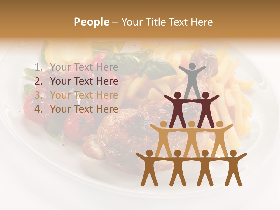 Drumstick Calorie Roast PowerPoint Template