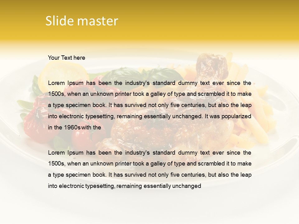 Salad Healthy One PowerPoint Template