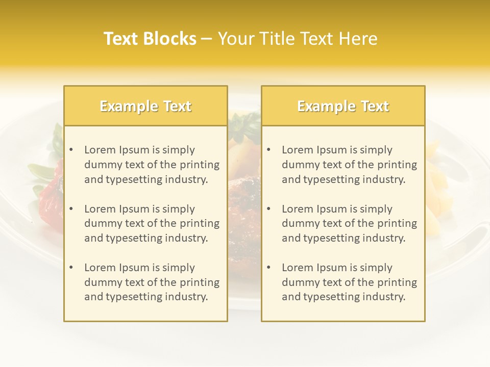 Salad Healthy One PowerPoint Template