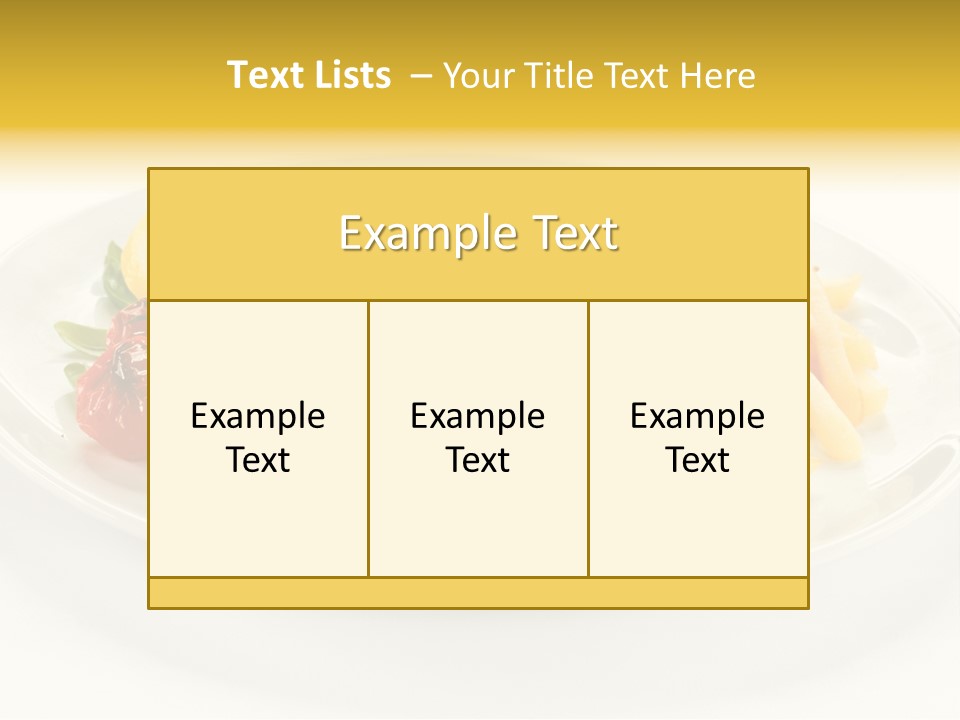 Salad Healthy One PowerPoint Template