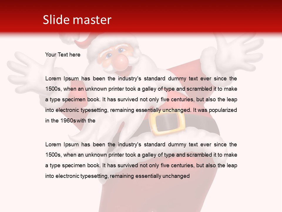 Party Dad Laughing PowerPoint Template