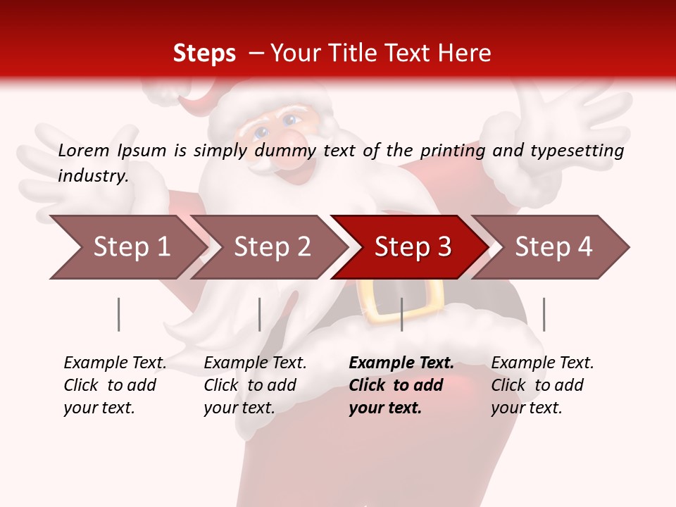 Party Dad Laughing PowerPoint Template