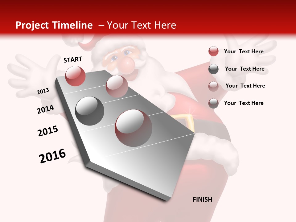 Party Dad Laughing PowerPoint Template