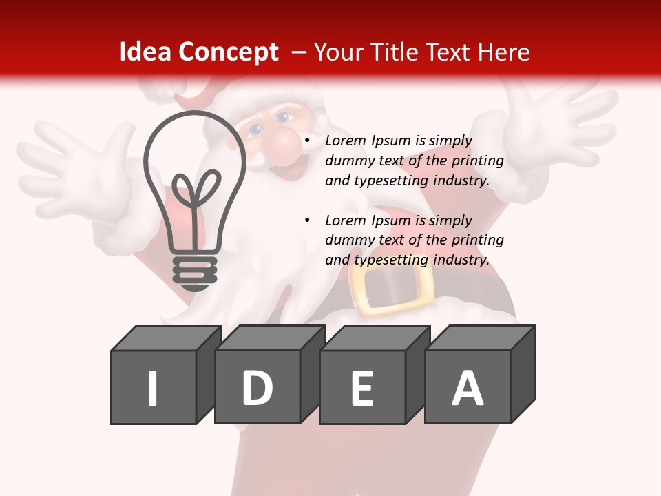 Party Dad Laughing PowerPoint Template