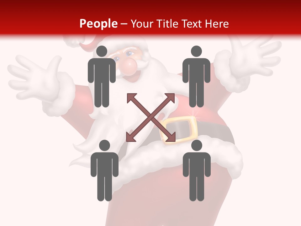 Party Dad Laughing PowerPoint Template