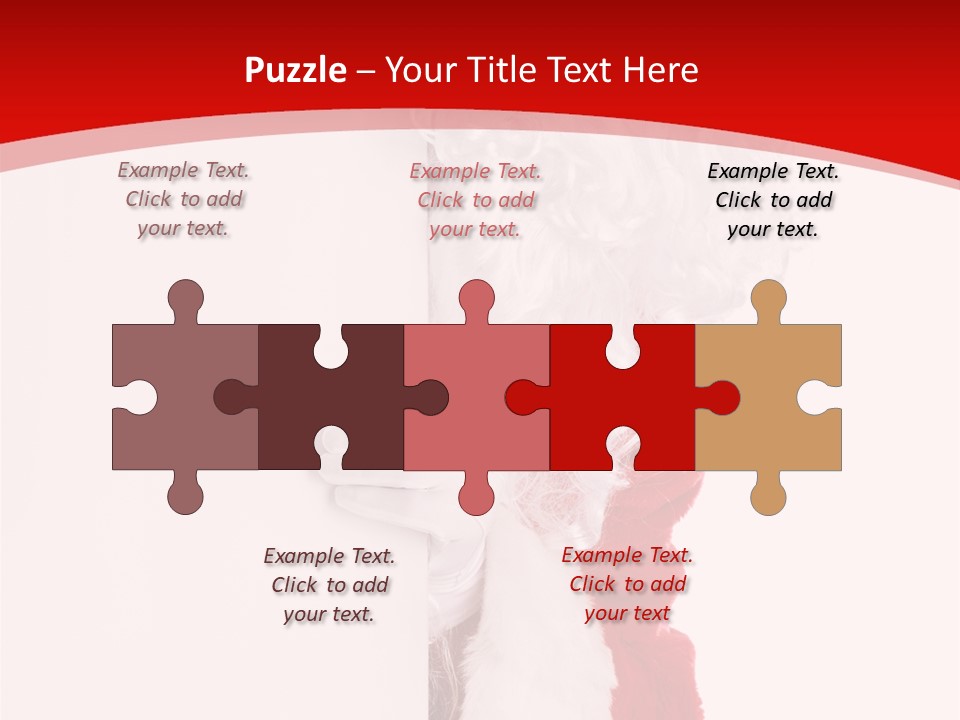 Person Santa Holiday PowerPoint Template