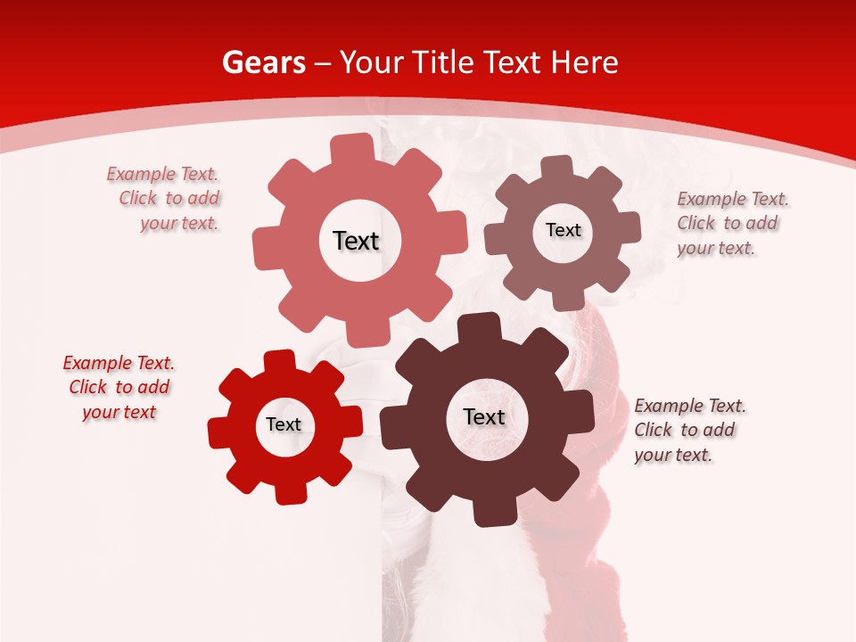 Person Santa Holiday PowerPoint Template