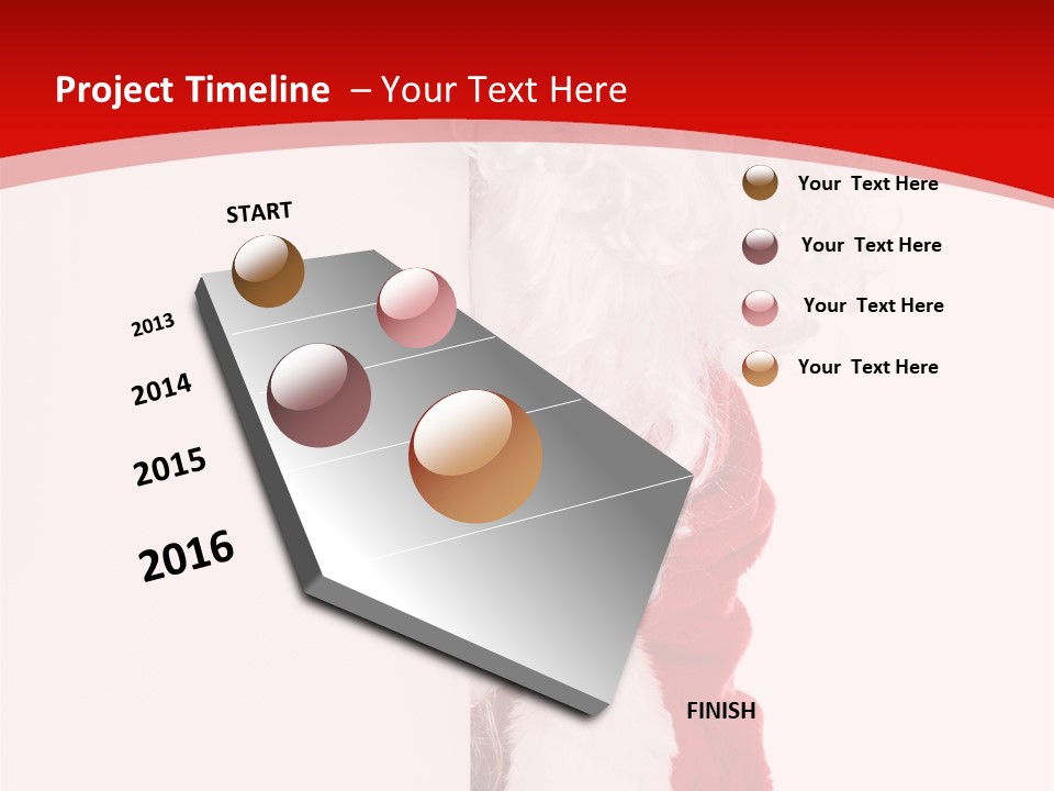 Person Santa Holiday PowerPoint Template