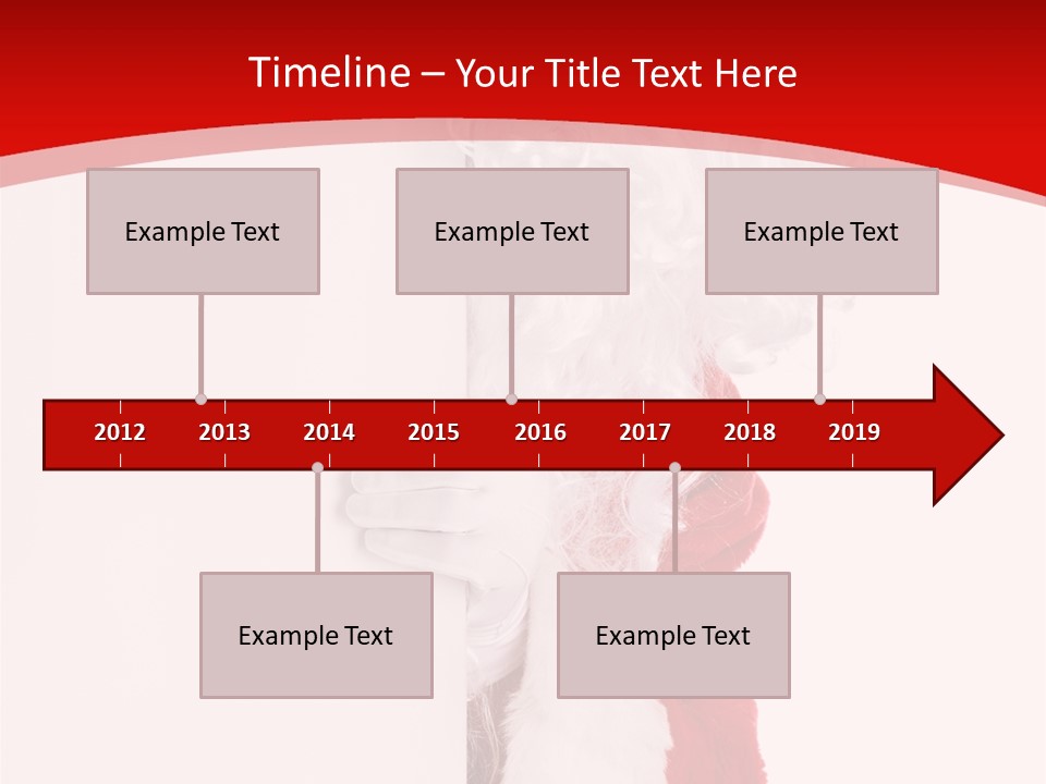 Person Santa Holiday PowerPoint Template