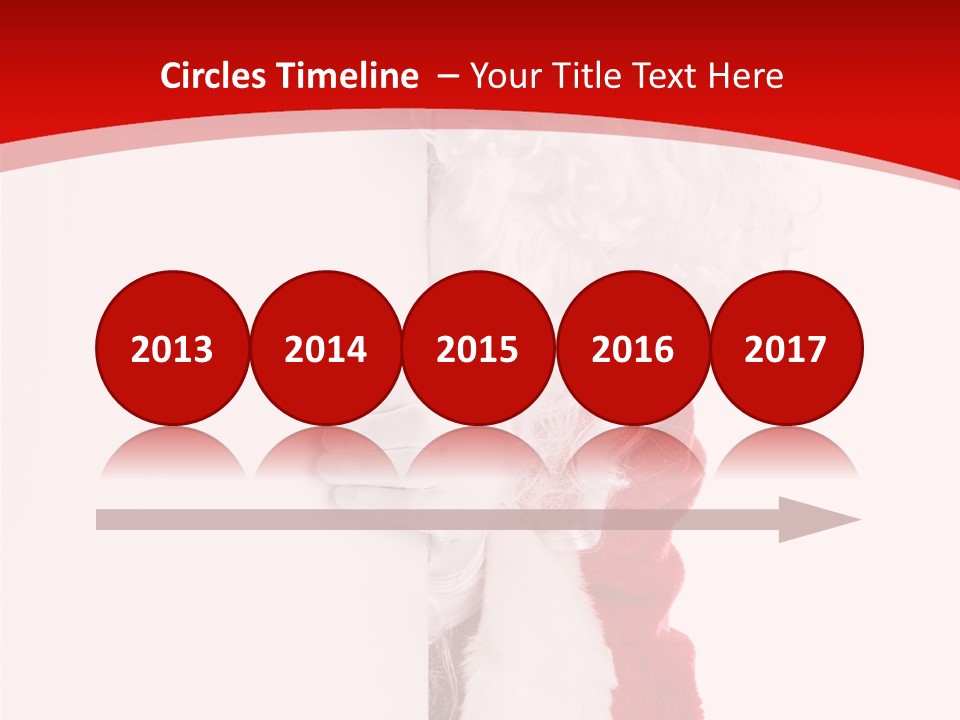 Person Santa Holiday PowerPoint Template