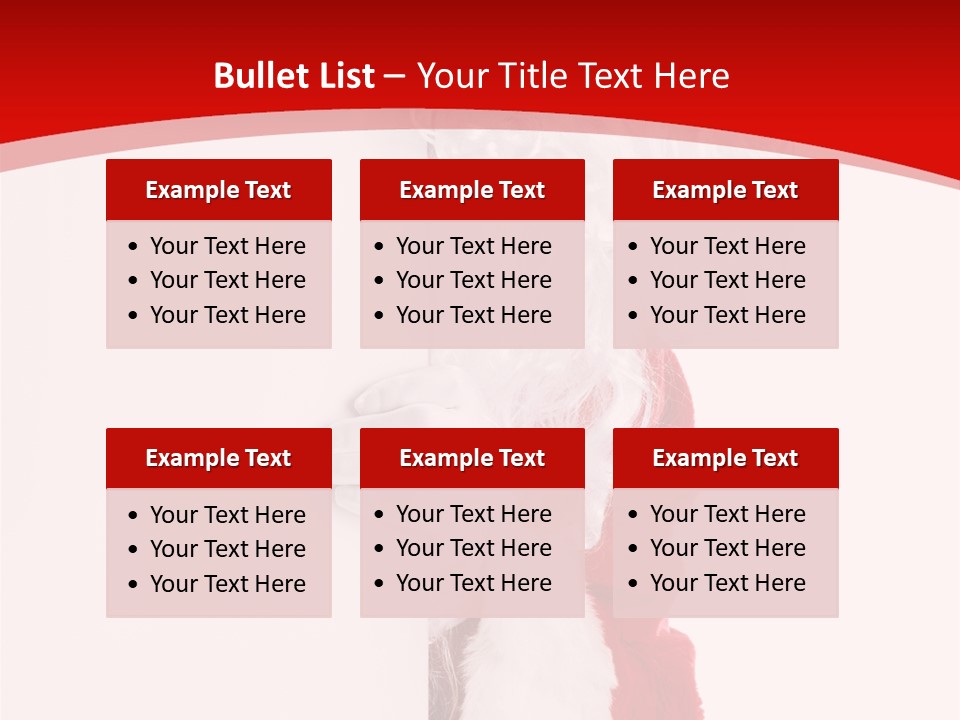 Person Santa Holiday PowerPoint Template