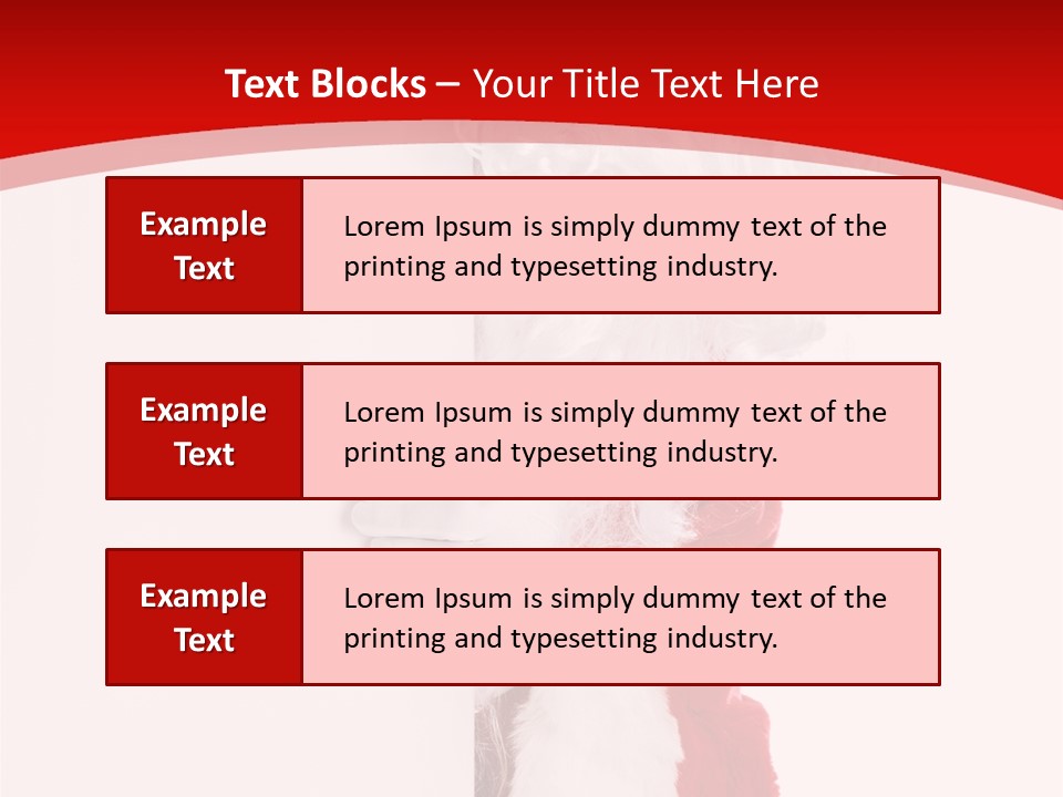 Person Santa Holiday PowerPoint Template