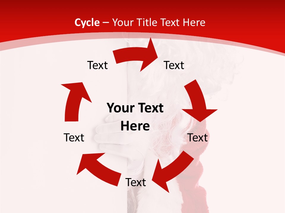 Person Santa Holiday PowerPoint Template