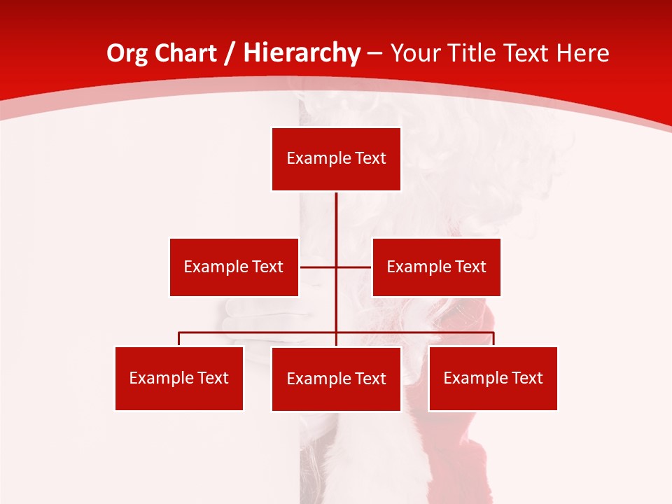 Person Santa Holiday PowerPoint Template