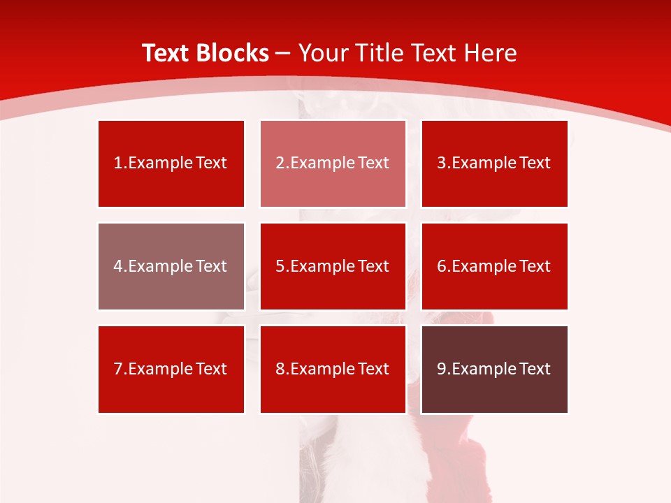 Person Santa Holiday PowerPoint Template