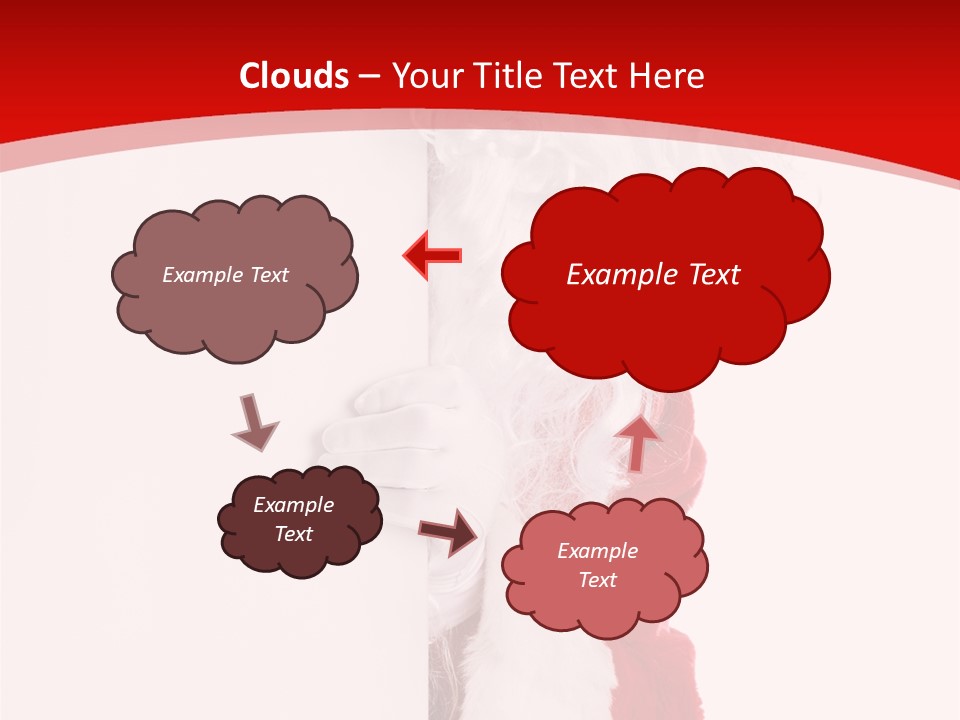 Person Santa Holiday PowerPoint Template