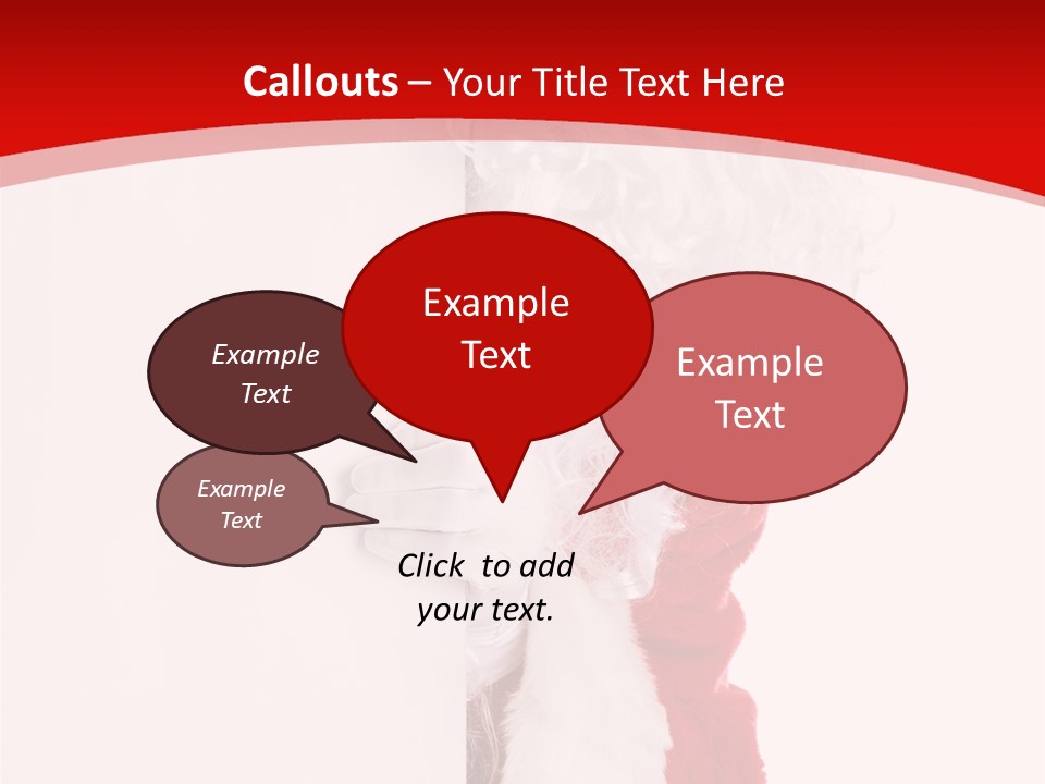 Person Santa Holiday PowerPoint Template