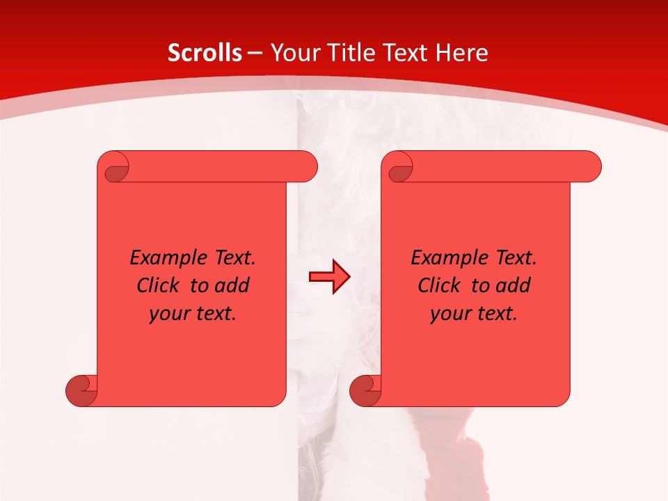 Person Santa Holiday PowerPoint Template