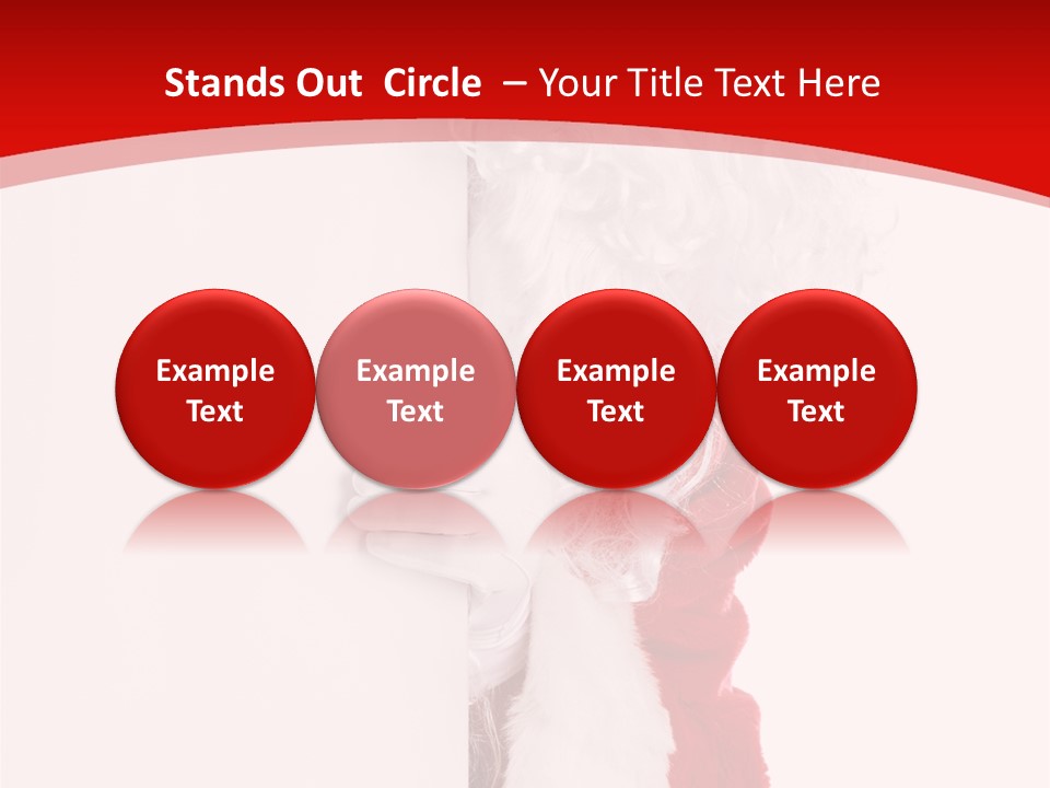 Person Santa Holiday PowerPoint Template